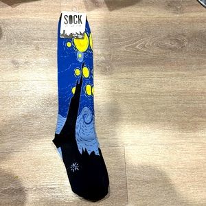 Women's long socks The Starry night